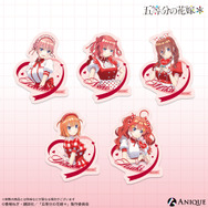 TVスペシャルアニメ『五等分の花嫁＊』【告白！ガーリーバレンタイン】ダイカットステッカー（全5種）