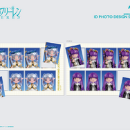 証明写真風デザイン シールシート　各種880円(税込)