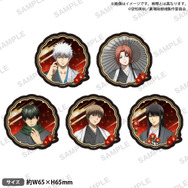 新劇場版 銀魂 -吉原大炎上-　マット加工ステッカー価格：各550円 (税込)