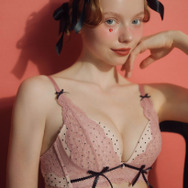 Betty Boop(TM) ドットレースノンワイヤーブラ