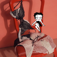 Betty Boop(TM) ドットレースノンワイヤーブラ