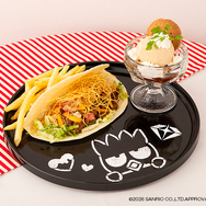 TREASURE×HAPIDANBUI CAFE「CHOI HYUN SUK×HARUTO×ばつ丸のタコス＆ミルクティーアイスグラスプレート」