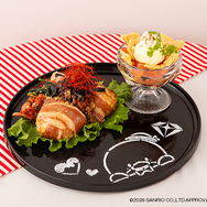 TREASURE×HAPIDANBUI CAFE「JUNKYU×タキシードサムの焼肉チュモッパ＆アップルパイグラスプレート」
