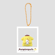 「ポムポムプリン はいっ！ポーズ！キーホルダー」ギューッとマフィン