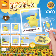 「ポムポムプリン はいっ！ポーズ！キーホルダー」