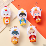 『新劇場版 銀魂 -吉原大炎上-』ローソンキャンペーン　オリジナルグッズ「なりきり！からあげクン ミニぬいキーホルダー」全5種