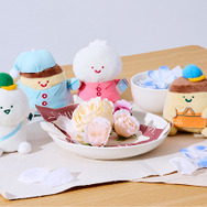 ローソン限定『お文具といっしょ』グッズ　「マスコットチャーム」全4種