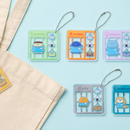 ローソン限定『お文具といっしょ』グッズ　「アクリルキーホルダー」ランダム6種ランダム