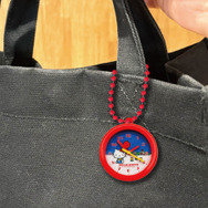 「サンリオキャラクターズ レトロ壁掛け時計風クリップキーホルダー」(全6種)