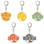 文字アクリルキーホルダー