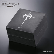 「機動戦士ガンダム 閃光のハサウェイ キルケーの魔女 マフティーマーク腕時計」オリジナルのスリーブ付きボックス