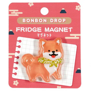 和柄　ボンボンドロップマグネット　柴犬