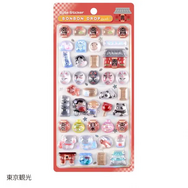 和柄・ボンボンドロップシール 東京観光