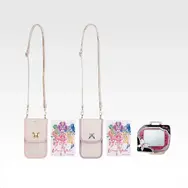 ビジューショルダーポーチ＆ピンキーキャッチュ コンパクトミラーセット