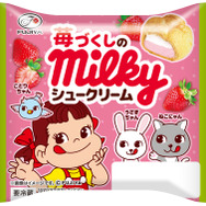 苺づくしのミルキーシュークリーム