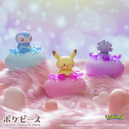 ぴーすふるどーる　～はーとがいっぱい～　／ピカチュウ／ポッチャマ／ニャスパー　各種 1,650円(税込)