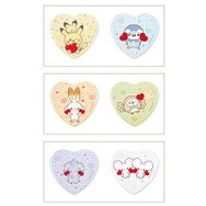 ハート缶バッジ2個セット　各種935円(税込)