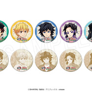 アニメ『鬼滅の刃』トレーディングマット缶バッジ　明治村ver.（ランダム10種）