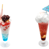 甘党！宇治銀時丼風クリームフロート、神威のパチパチわたあめコーラ