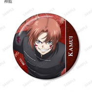 『新劇場版 銀魂 -吉原大炎上-』描き下ろし 戦いへver. トレーディンググリッター缶バッジ（神威）