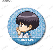 『新劇場版 銀魂 -吉原大炎上-』トレーディング ちびとこ グリッター缶バッジ（志村新八）