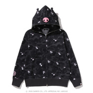 KUROMI CAMO FULL ZIP HOODIE