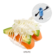 コラボ限定クリアピック付き「サーモンアボカド」