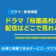 ドラマ「桜蘭高校ホスト部」 配信情報