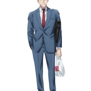 『スーパーの裏でヤニ吸うふたり』キャラクターイラスト(佐々木)