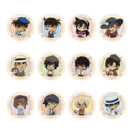 「名探偵コナンカフェ」缶バッジ レトロver.（ランダム12種）