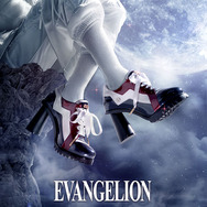 「エヴァンゲリオン アイコニック ヒールスニーカー」渚カヲル[BK]