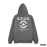 エゥーゴジップパーカー_ミックスグレー