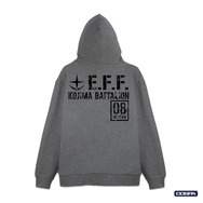 第08MS小隊ジップパーカーVer2_ミックスグレー