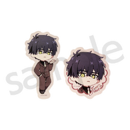 ワン！だふるくじ『メダリスト』クラシカルピンクver.　E賞：ダイカットステッカー（各2枚セット） 夜鷹 純