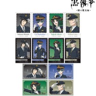 黒執事×推し旅／JR東海コラボ「描き下ろし 駅員ver. トレーディングイラストカード」全12種