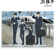 黒執事×推し旅／JR東海コラボ「描き下ろし 集合 駅員ver. アクリルジオラマスタンド」