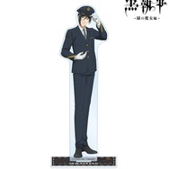 黒執事×推し旅／JR東海コラボ「描き下ろし セバスチャン・ミカエリス 駅員ver. BIGアクリルスタンド」