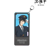 黒執事×推し旅／JR東海コラボ「描き下ろし セバスチャン・ミカエリス 駅員ver. オーロラチケットホルダー」