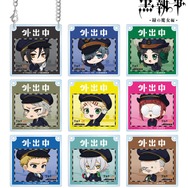 黒執事×推し旅／JR東海コラボ「トレーディング ちびキャラ 駅員ver. アクリルドアプレート風チャーム」全9種