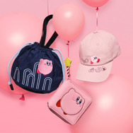 『星のカービィ』×グラニフ　ナイロンストリングバッグ、キャップ、ジップウォレット