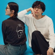 GLOBAL WORK「ドラえもんヘビロッTEE/長袖」着用イメージ