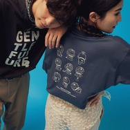 GLOBAL WORK「ドラえもんヘビロッTEE/半袖」着用イメージ