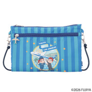 ＜ANAオリジナル＞PEKO for ANA　ポーチ（ショルダー付き）（LA)