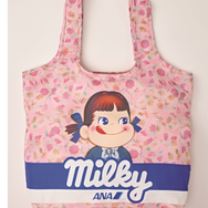 ＜ANA オリジナル＞PEKO for ANA milky パッカブルエコバッグ