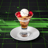 「機動戦士Gundam GQuuuuuuX Cafe －each choice of justice－」SIDE:A限定デザート「ハロ パフェ」