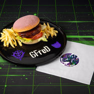 「機動戦士Gundam GQuuuuuuX Cafe －each choice of justice－」SIDE:B限定メニュー「GFreD バーガー」
