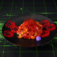 「機動戦士Gundam GQuuuuuuX Cafe －each choice of justice－」両SIDE共通メニュー「赤いガンダムのトマトパスタ」