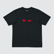 ユニクロ「Disney x Formula 1 UT」MEN　カラー：09 BLACK　FRONT