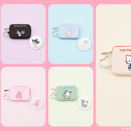 ミラー付きミニポーチ