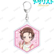 グリッターアクリルキーホルダー